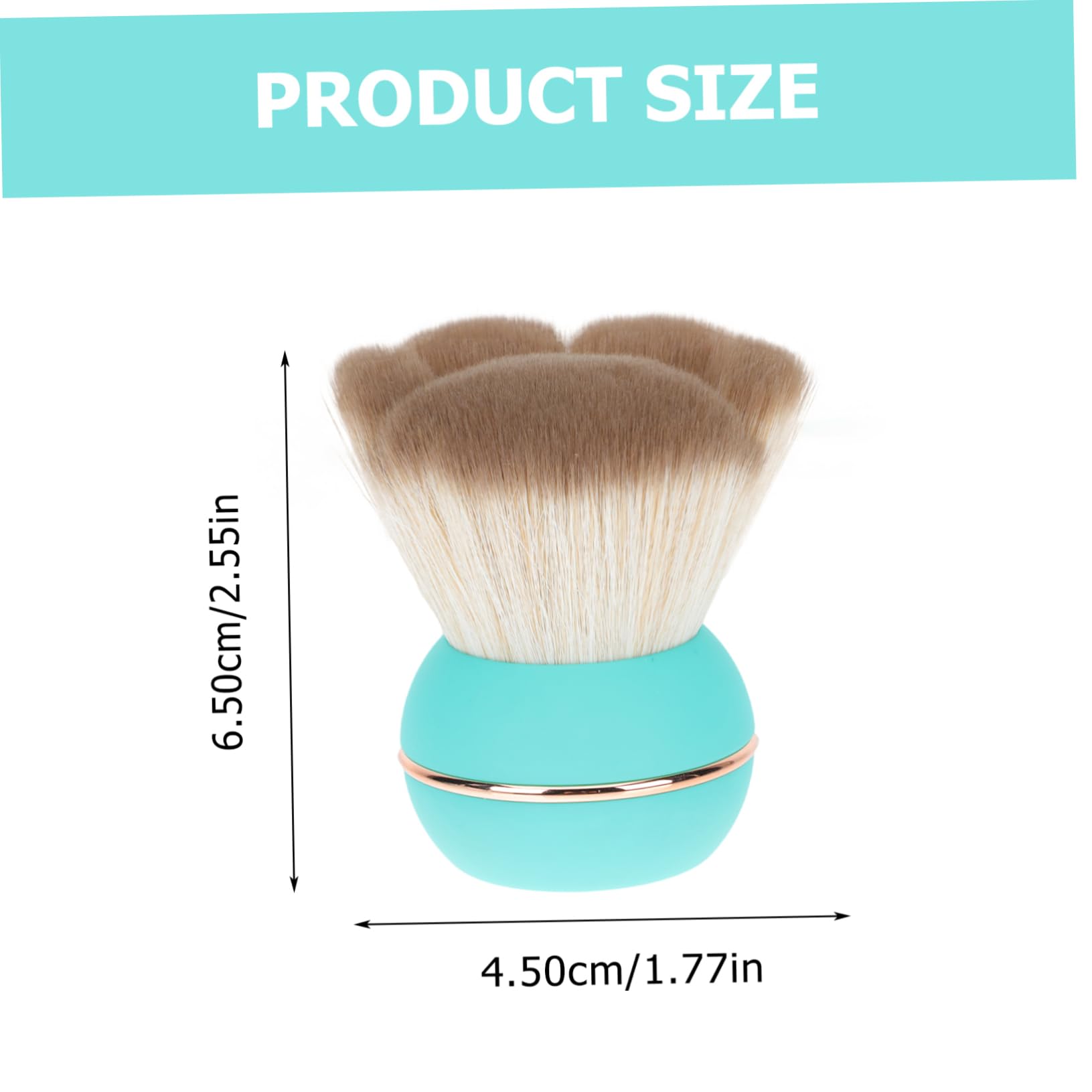 BELLIFFY 1pc Multi-functional Makeup Blush Brush Cream Blusher Brush Cat Claw Shape Loose Powder Brush for Cheeks Professional Makeup Tool
