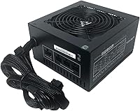 Apevia ATX-ES600W Essence 600W Semi-Modular PSU - Quiet 120mm Fan, Full Protections for Gaming PCs