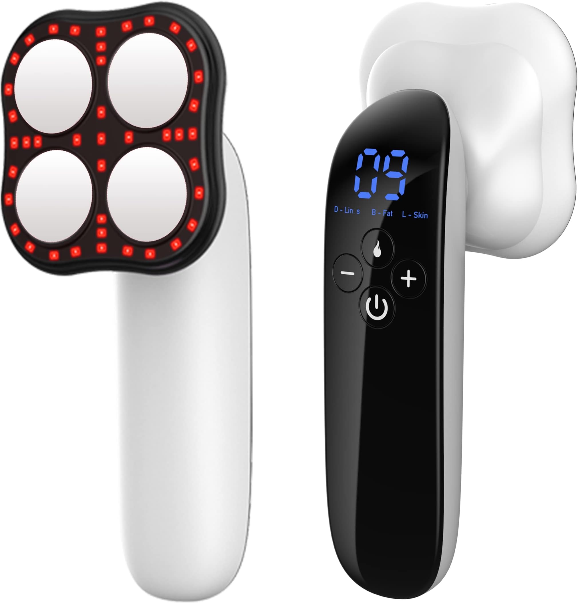 CXGRISE 2023 Upgraded Body Massager Skin Tightening Machine for Belly Thigh Hip Leg (Light White)…