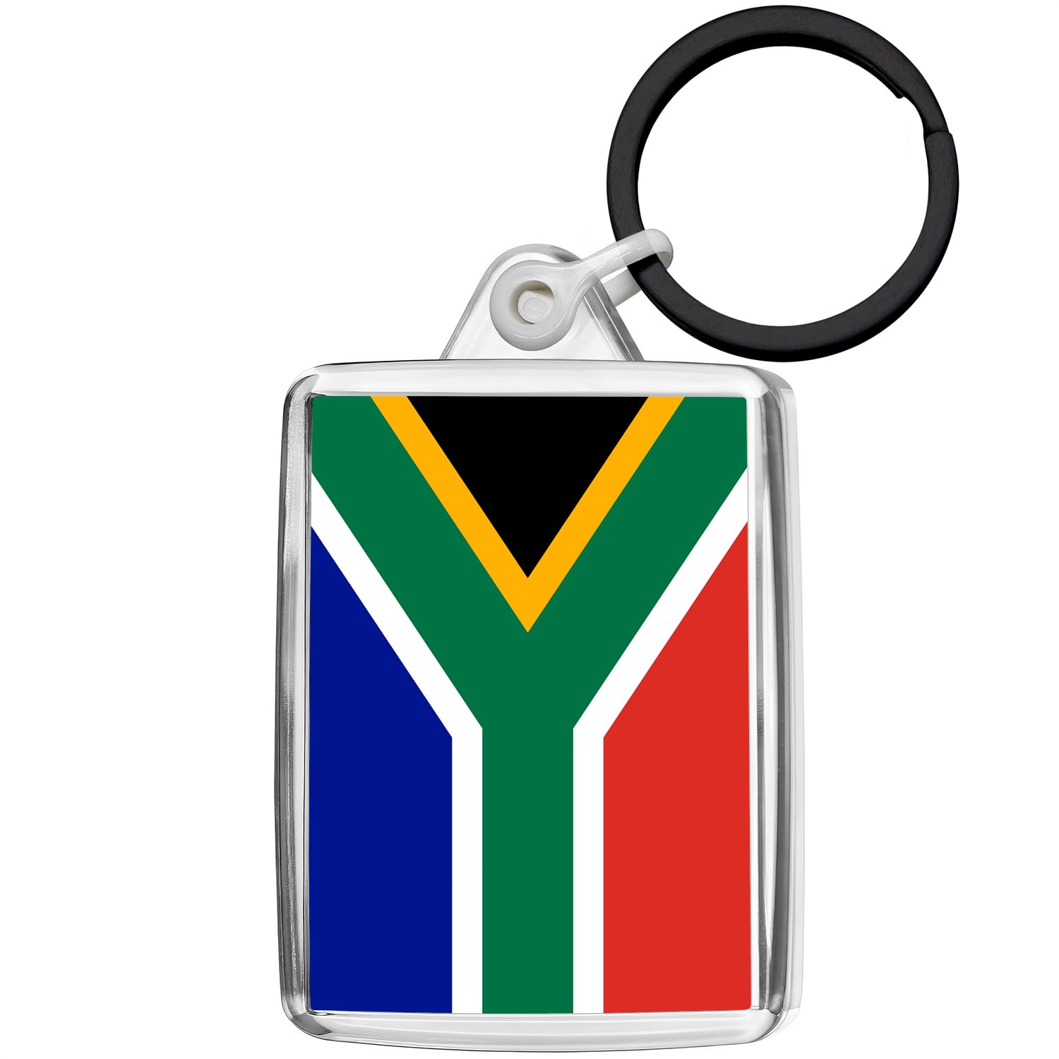 Pixly® South Africa Flag Keyring Key Fob Country Keychain Keepsake African Souvenir Gift