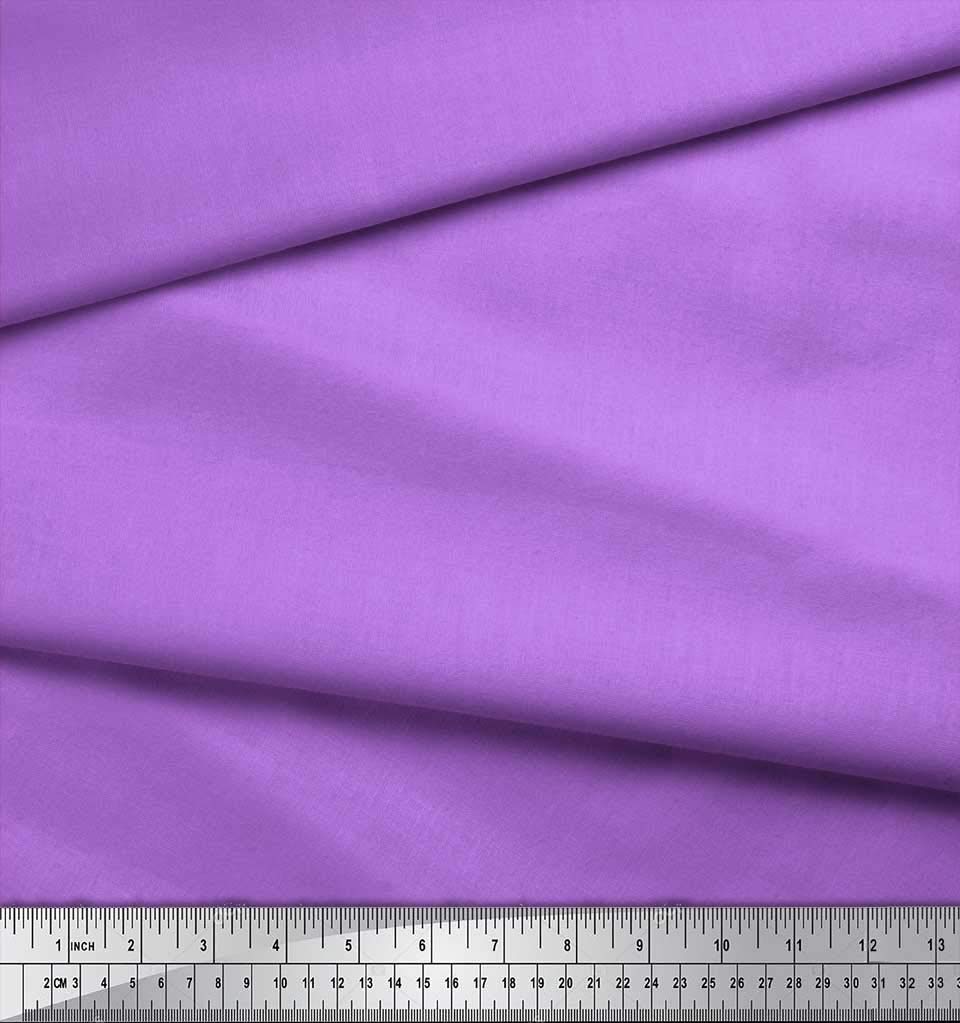 Soimoi Viskose-Chiffon Stoff – Lila, Digital Bedruckt, 42 Zoll Breit