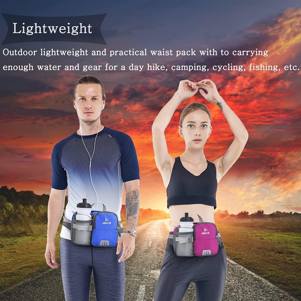 CLAPE Waist Bag Pack for Men Women Lightweight Belt Bag for Walking Running Hiking Climbing Dog Fanny Pack Travel Sport Waist Pack Fit All Kinds of Phones