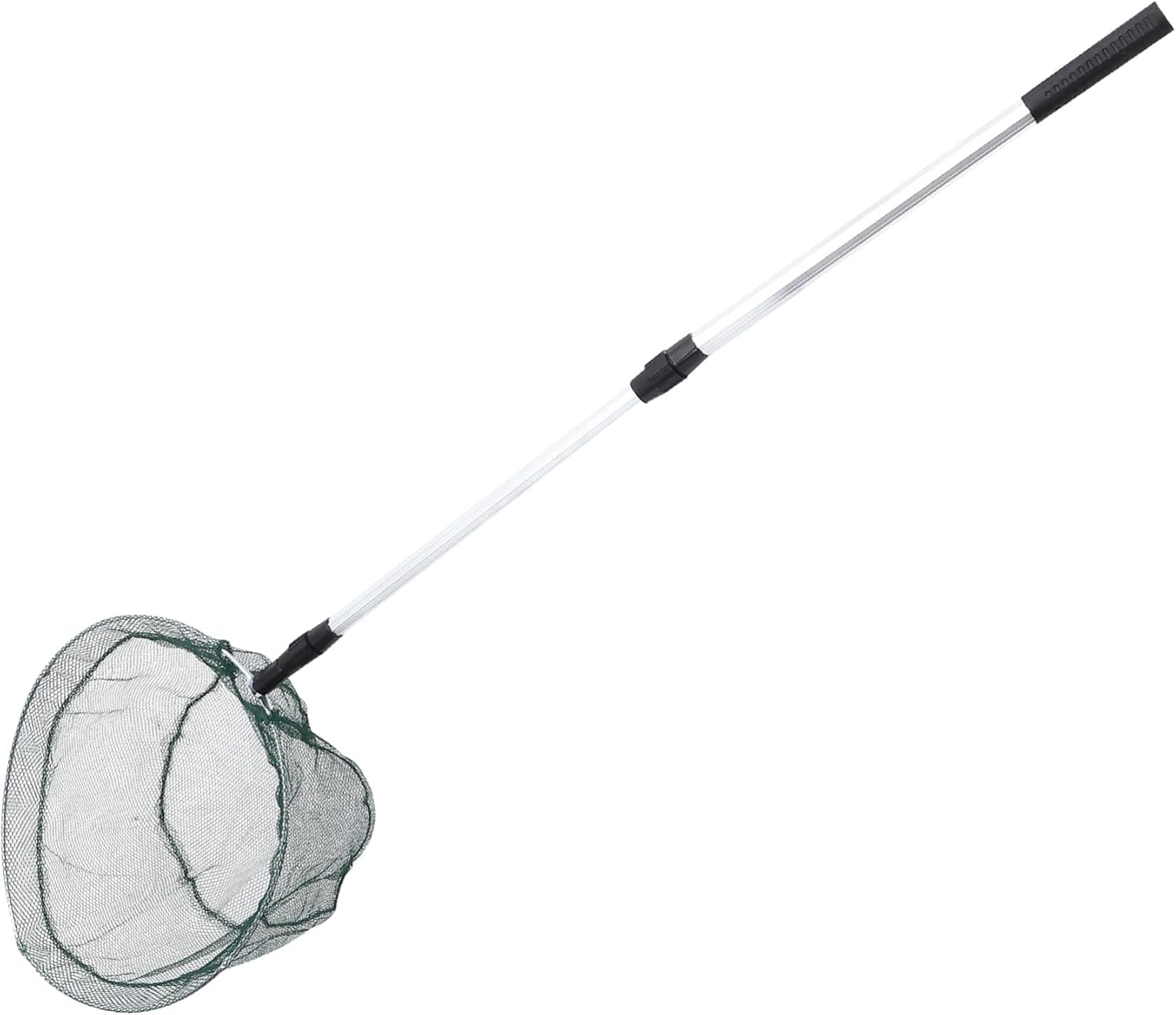 Yardwe Small Fish Tank Net 1.5m Aluminum Alloy Telescoping Pole Foldable Fish Net with Handle Random Style