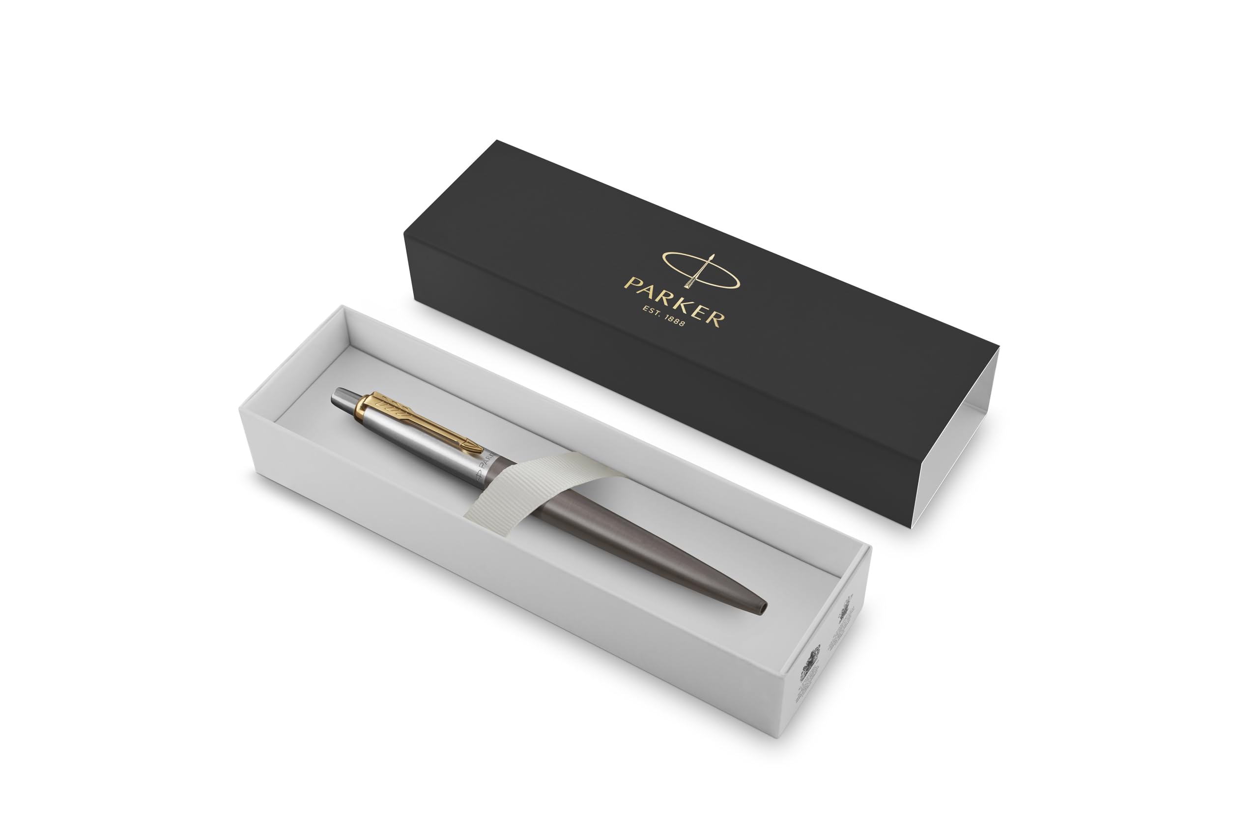 Parker Jotter Kugelschreiber mit individueller Gravur Edelstahl (chromfarbene Zierteile