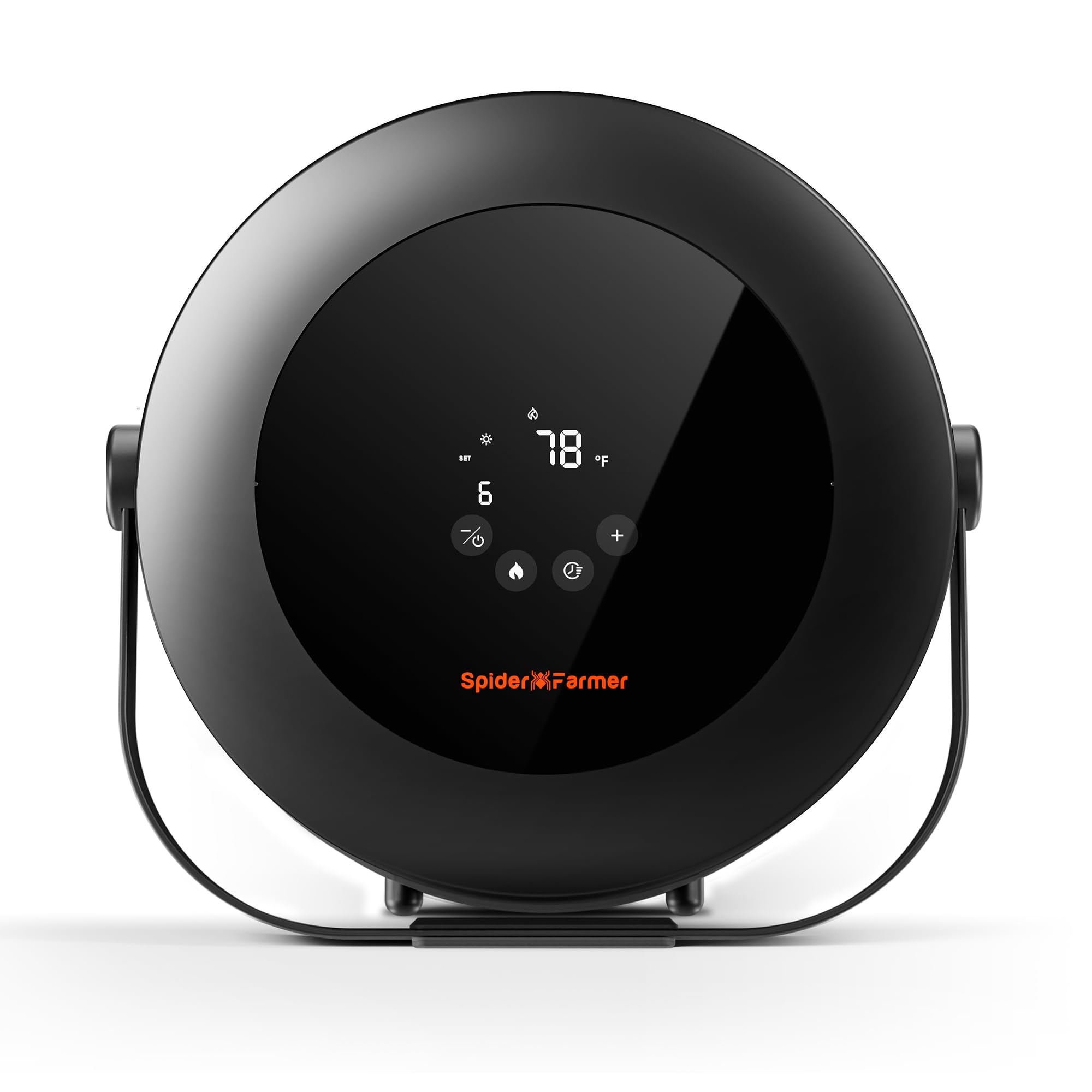 Spider Farmer Grow Tent Heater,530W Portable Heater with Smart Temperature Control, 4 Modes & 24H Timer, 10-Level PTC Heating & Extension Hose for Plant Rooms,Greenhouse, and Grow Tents