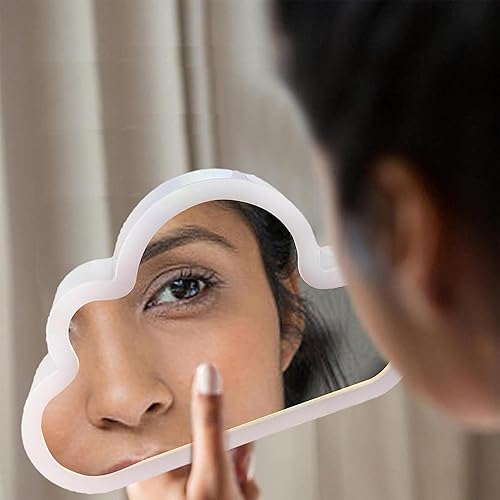 Miniatura 2 de Lámpara de tulipán de nube, luz nocturna de tulipán, luz de noche de espejo de tulipán, decoración de muebles hechos a mano, simulación de flores,