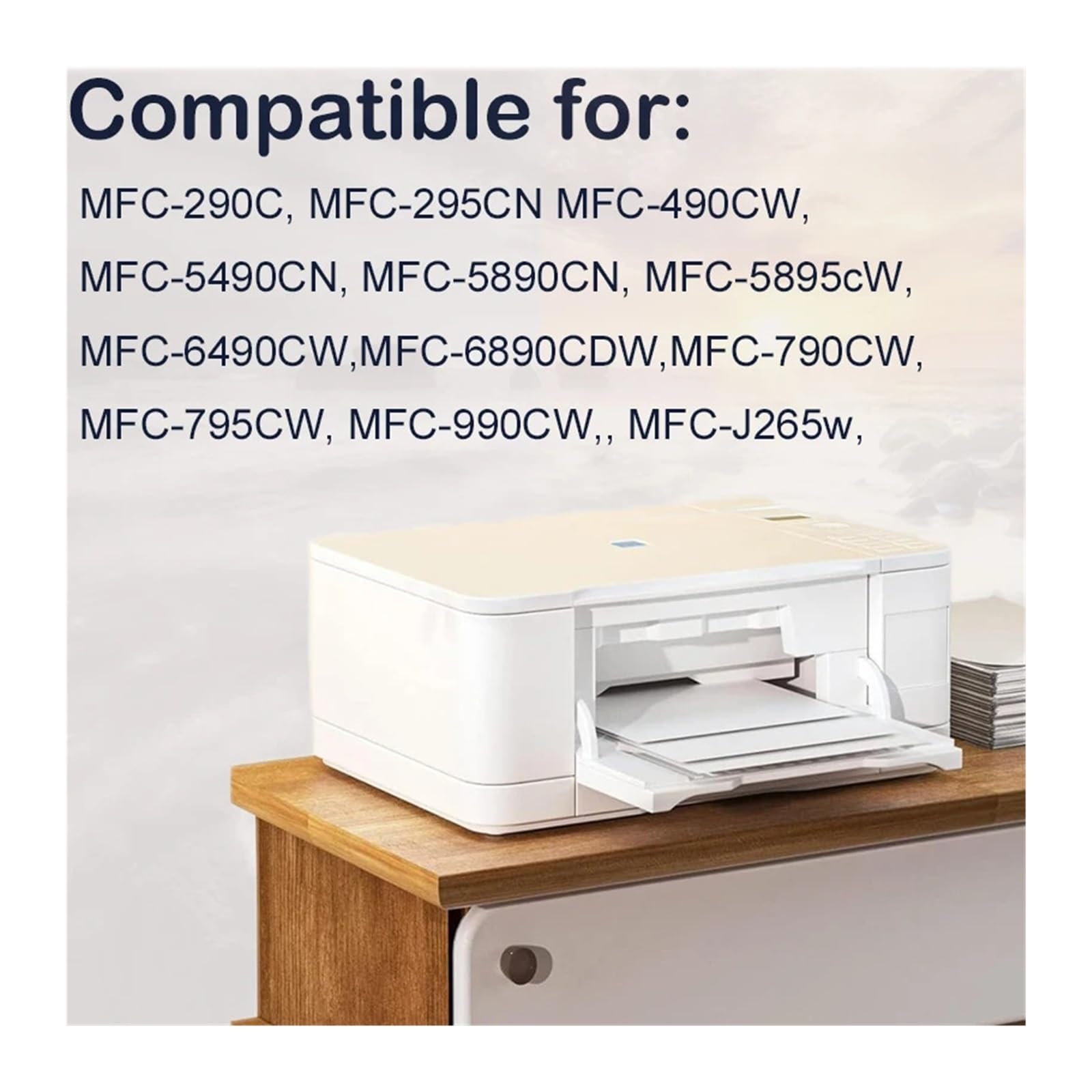 Kit Cartucce LC61 LC38 Ricaricabili Compatibili Con Brother J140W | Design Ricaricabile, Riutilizzabile, Facile Da Ricaricare, Flusso Di Inchiostro Stabile, Cartuccia Sostitutiva