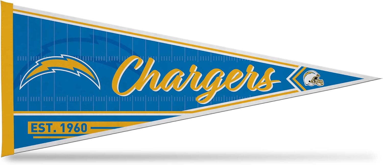 Rico Industries NFL Football Classic 12" x 30" Felt Wall Décor Pennant - Great for Home/Bed Room/Man Cave Décor