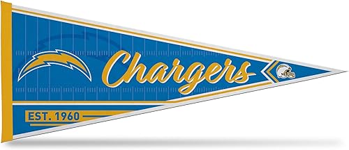 Vista 117 de Rico Industries NFL Football Classic - Banderín de fieltro de 12 x 30 pulgadas para decoración de pared, ideal para el hogar, dormitorio, decoración