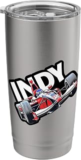 Indy Indianapolis Indiana Racing Cars Motorsports Race Car Stainless Steel Insulated Tumbler