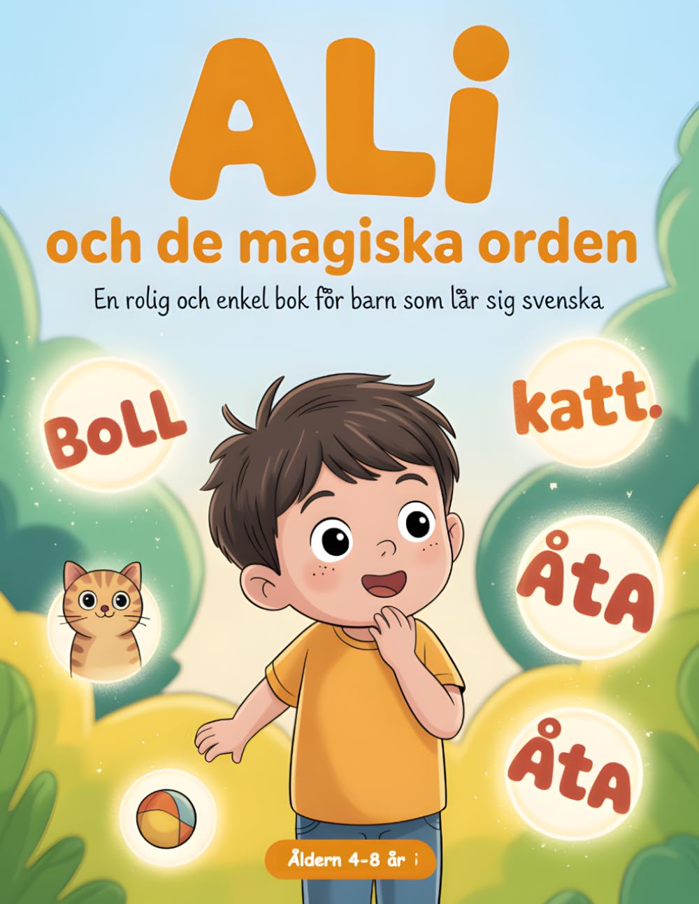 Ali och de Magiska Orden: En rolig och enkel bok för barn som lär sig svenska genom lek och vardagliga ord, åldern 4-8 (Talking Learning for kids)