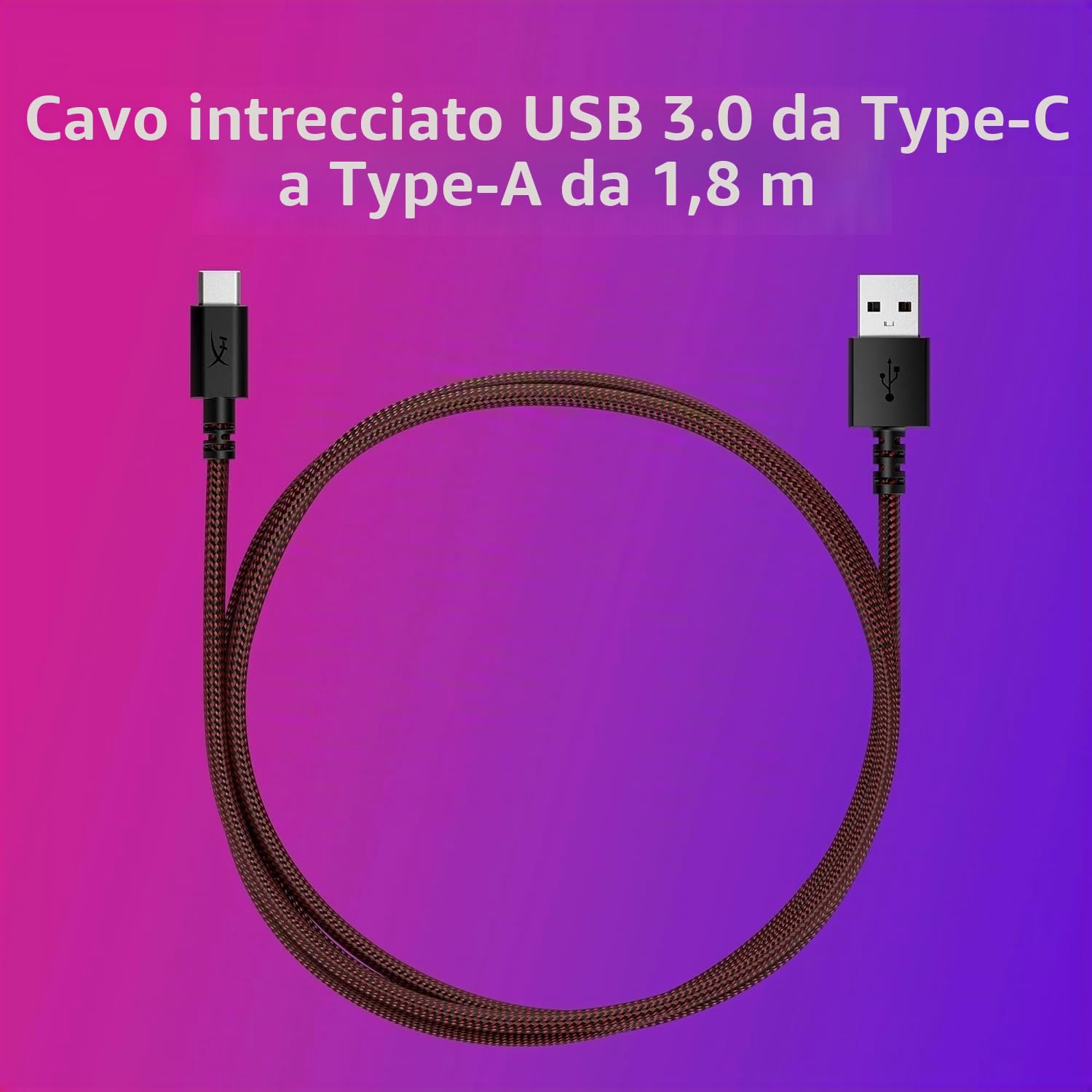 HyperX Vision S Webcam, 4K a 30 fps, FHD a 60 fps, Campo visivo fino a 90°, Sensore Sony Starvis 8 Megapixel, Ruotabile e Inclinabile, Windows Hello, Zoom, Teams, OBS, Discord, PC e Mac, Nero