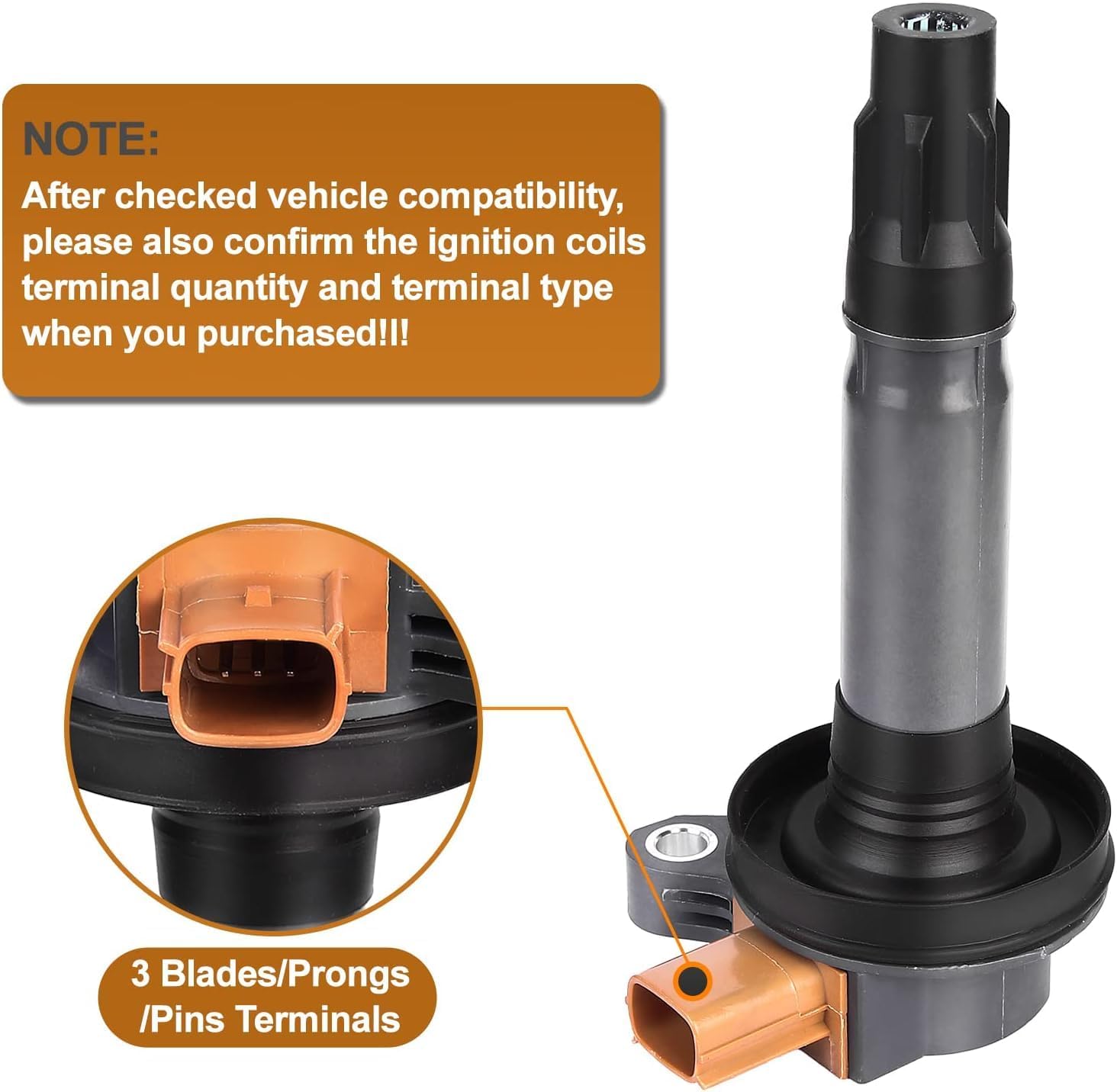 Ignition Coil Pack for Ford F150 Flex Expedition Explorer Lobo Taurus Transit Police Interceptor Sedan Utility, for Lincoln MKS MKT Navigator, 3.5 Ecoboost Coil Packs Set Replace# UF646 DG549 6PCS