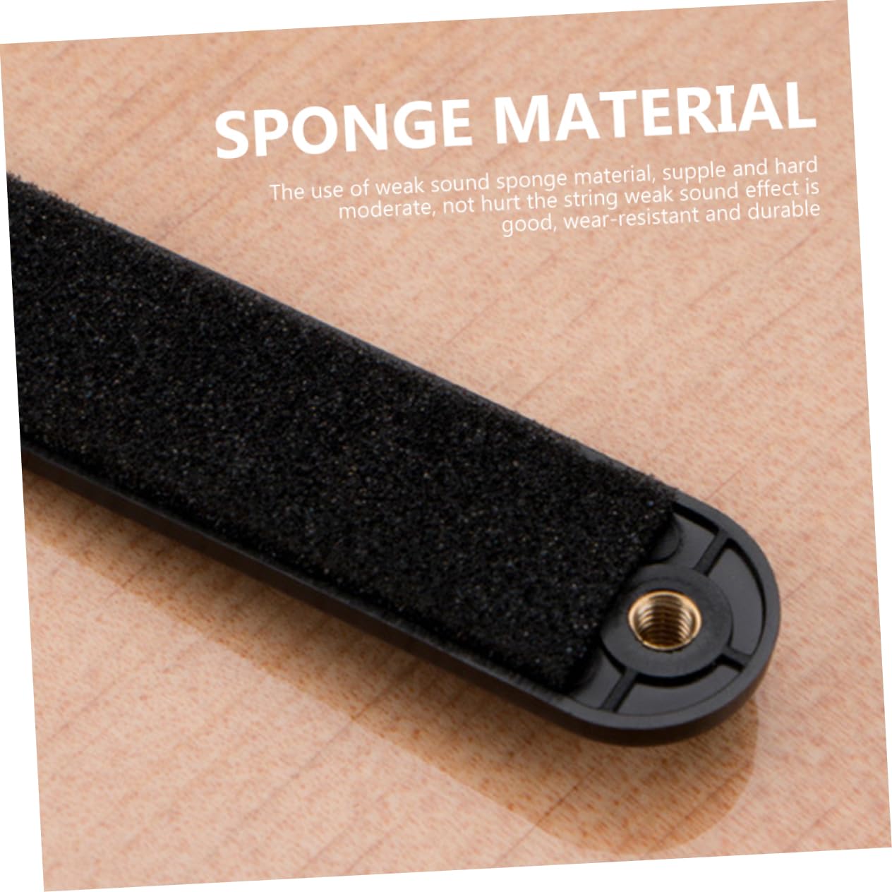 HEMOTON Silenciador Ajustable para Guitarra Acústica y Flamenca, Accesorio Práctico para Reducción de Sonido, Herramienta para Práctica de Guitarra sin Dañar Instrumento, Compatible