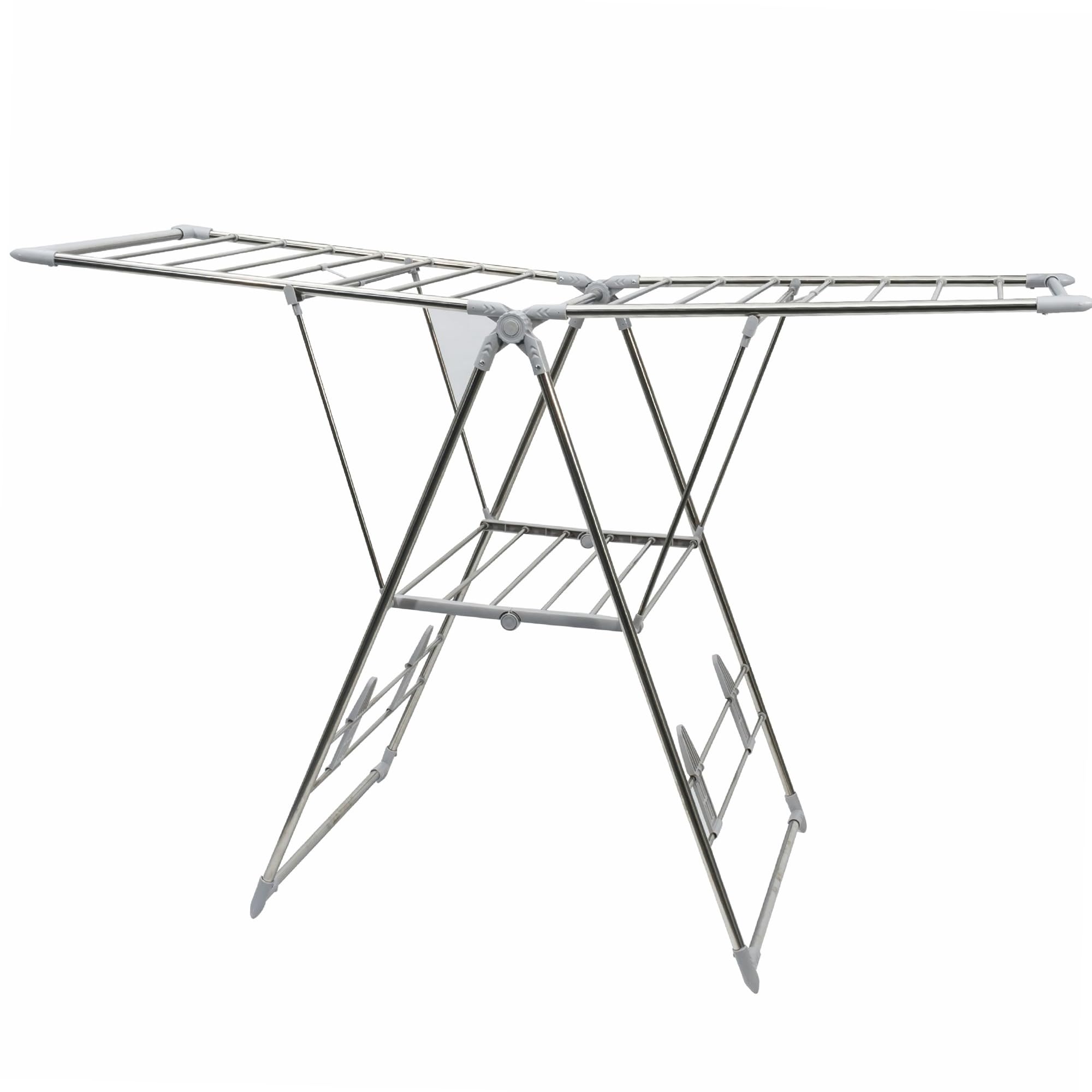 WERKA PRO Séchoir à Linge Pliable Inox Intérieur et Extérieur 18 Mètres