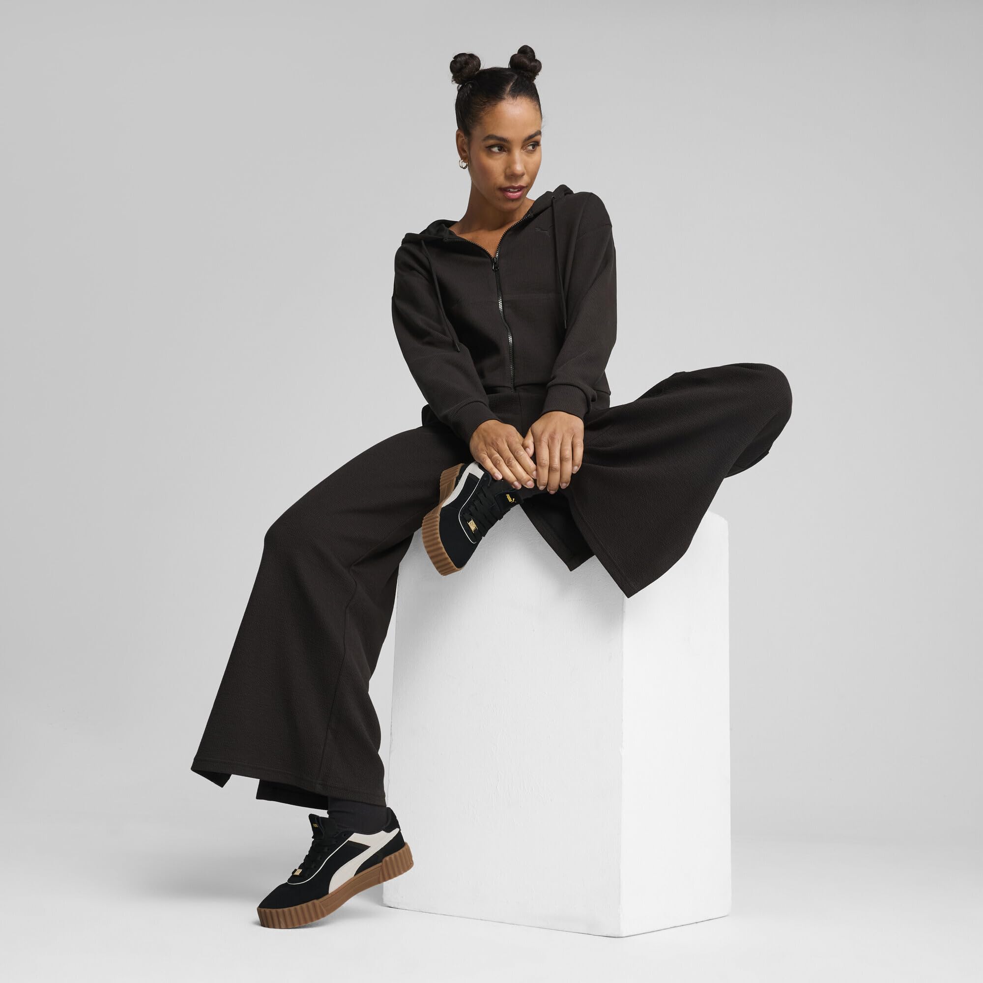 Puma Her Comfort Crop Full-Zip Hoodie Felpa con Cappuccio Bambine e Ragazze (Pacco da 1)