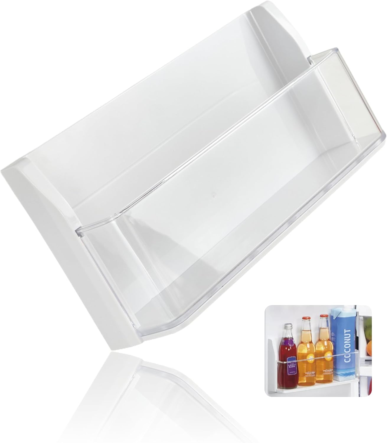 AAP73631802 Door Shelf Bin Compatible with LG Refrigerator (Left Bottom)