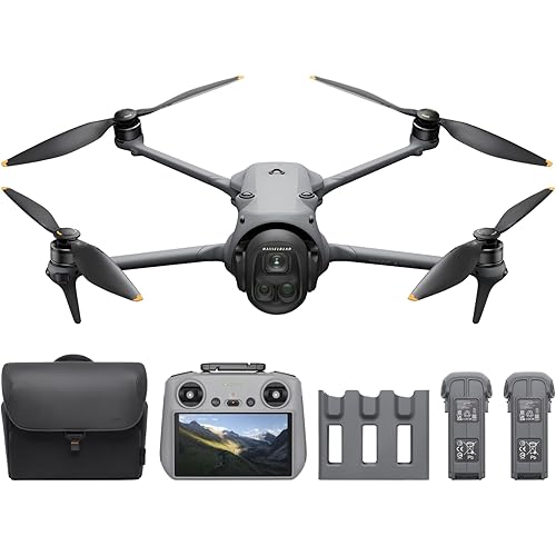DJI Mavic 4 Pro Fly More Combo with DJI RC 2, Flagship Tri-Camera Drone with 100MP 4/3 CMOS Hasselblad Camera, 30km/18.6mi Video Transmission, 51-Min Max Flight Time, Charging Hub, and More