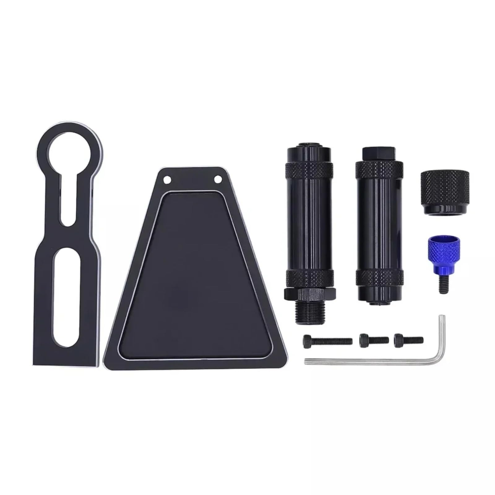 Ricambi Crawler RC Per RC Auto Aggiornamenti Parti Componenti In Alluminio 12MILLIMETRI 17MILLIMETRI Esagonale Ruota Equilibratrice Strumento Equilibrio Dinamico Base Supporto(Black)