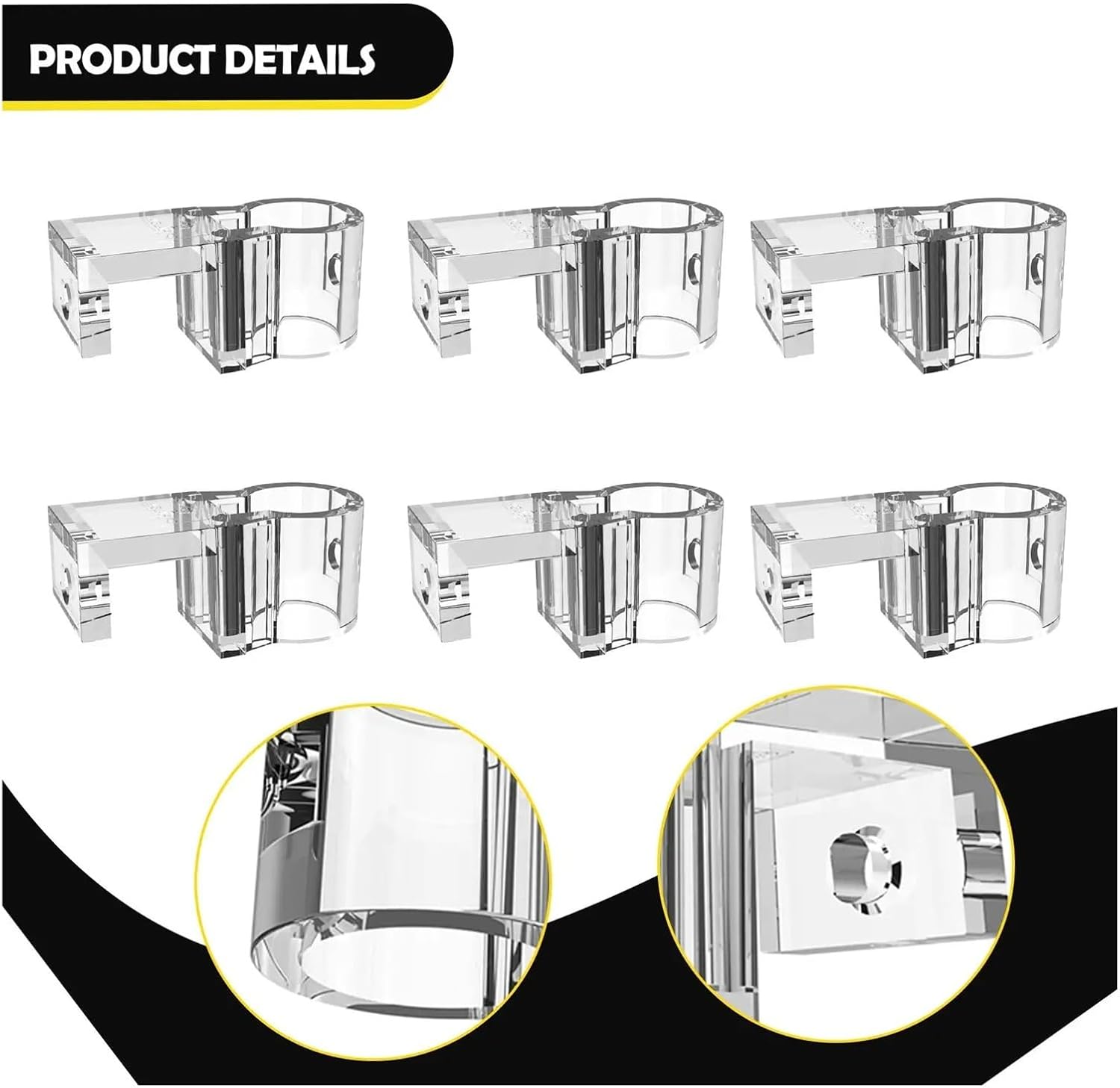 Transparent Aquarium Plant Holder PC Hydroponic Plant Cup for Aquatic Planting Fish Tank Aquascaping Decoration