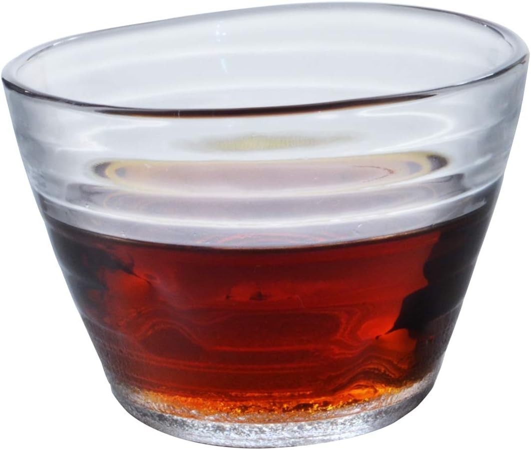 東洋佐々木ガラス Toyo Sasaki Glass P-37303-JAN Tsuyu Pot, Approx. φ5.0 x 2.5 inches (12.7 x 6.4 cm), Minamo, Made in Japan, Dishwasher Safe, Set of 3
