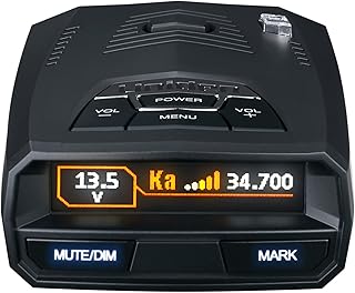 UNIDEN R4 Extreme Long-Range Laser/Radar Detector, Record Shattering Performance, Built-in GPS w/AUTO Mute Memory, Voice Alerts, Red Light & Speed Camera Alerts, Multi-Color OLED Display
