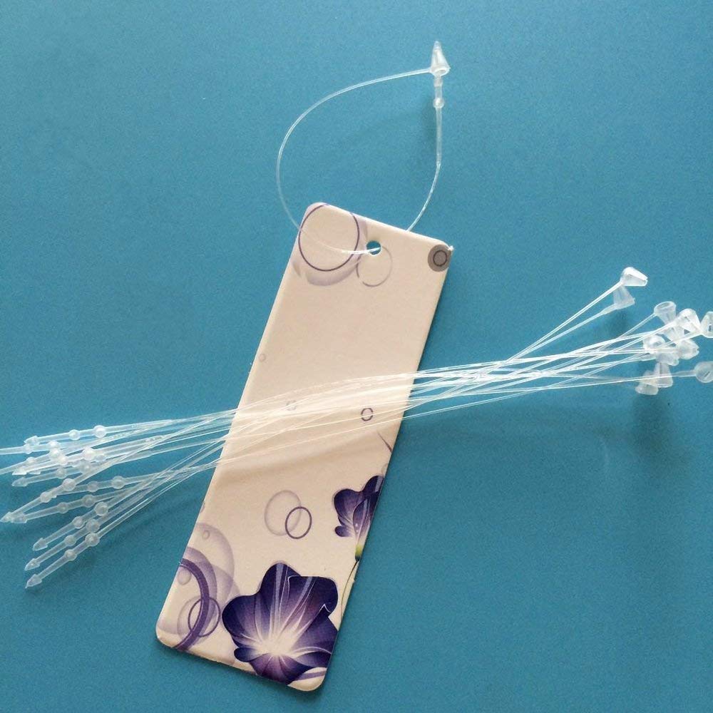 Yesallwas Etikettenverschlüsse – 2000 Stück, 17,8 Cm, Transparent, Ohne Etikettiermaschine