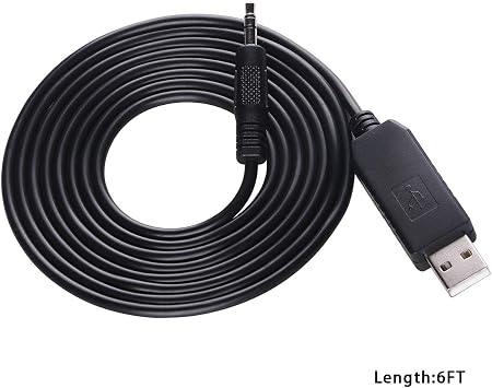 USB - 3.5mm ステレオプラグ AJ プログラミングケーブル Xiegu G90 X5105 G1M G106 HFトランシーバー ファームウェアアップグレードとCATコントロール用