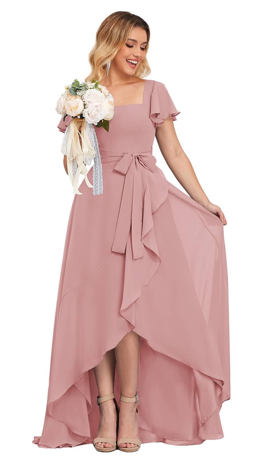 women s bridesmaid dresses Ladivine 7493 - Long A-Line Dress