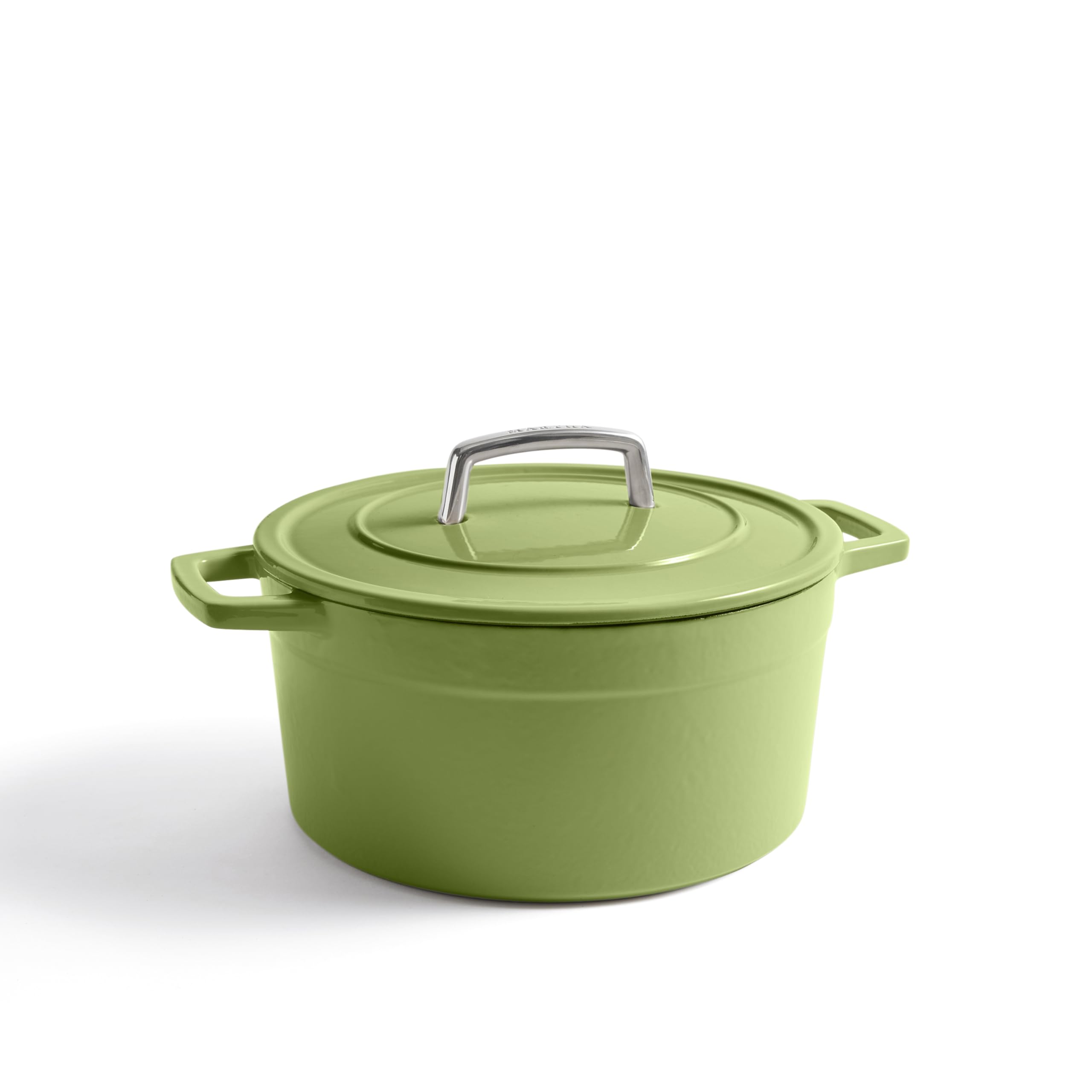 Martha by Martha Stewart 5 QT European Enameled Cast Iron Dutch Oven w/Lid - Bay Leaf