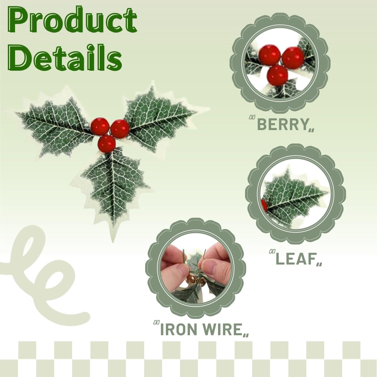 Sea Team – Lot De 24 Branches De Baies De Houx Artificielles Scintillantes – Or Rose – 38 Cm – Idéal Sapin Noël, Mariage, Déco Festive