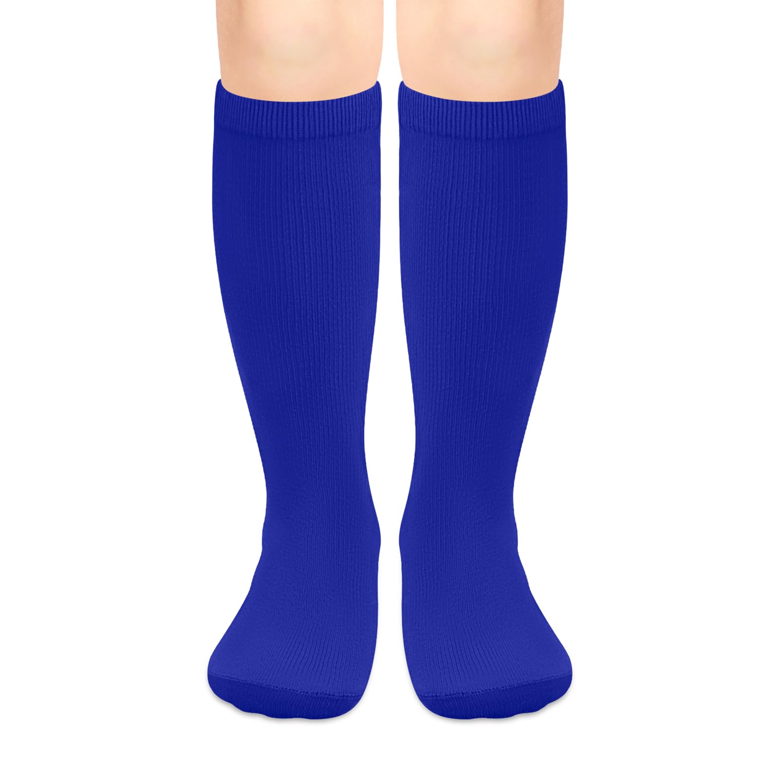 Olreco 1 Pack Toddler Kids Youth Soccer Socks Girls Boys Baseball Socks Youth Knee High Softball Football Accessories Cotton