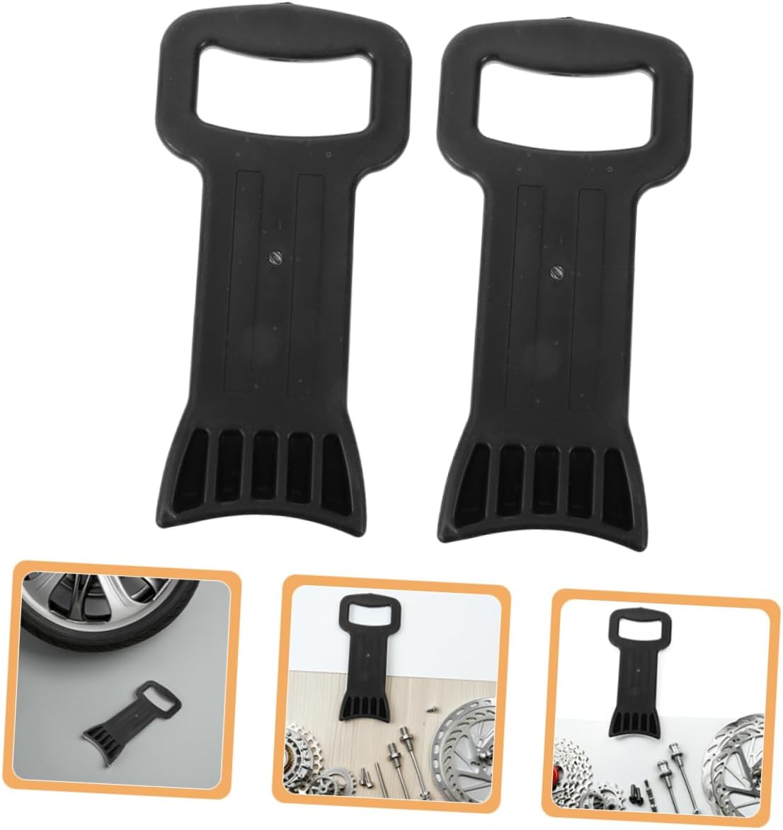 Cabilock 2pcs Tire Mount Pad Tool for Vehicle Tire Changing Bead Clamp Device Easy and Broad Compatibility