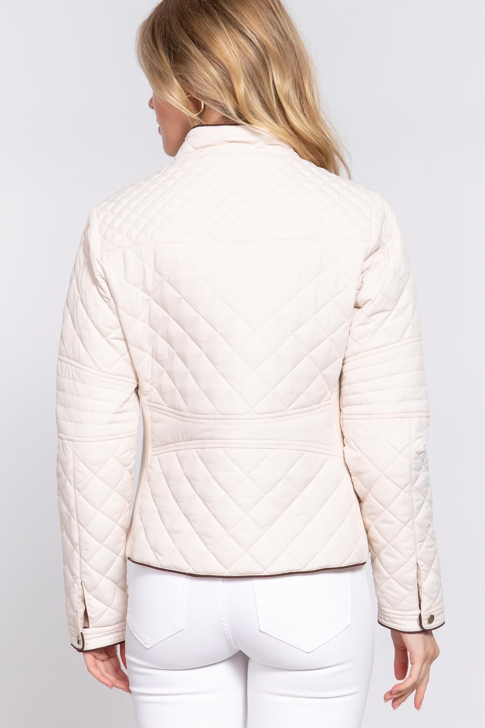NE PEOPLE Womens Lightweight Quilted Zip Jacket (S-3XL) - Image 5