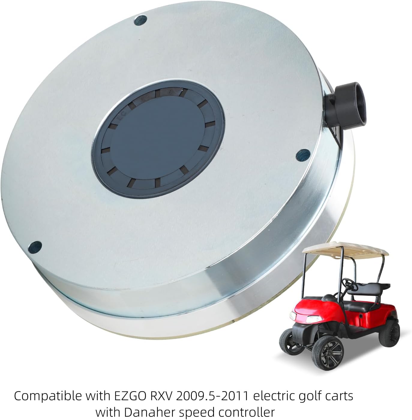 Roykaw Golf Cart Motor Brake Replacement Compatible with EZGO RXV 2008-2011 Electric Models with Danaher Speed Controller, OEM# 610065, 605867