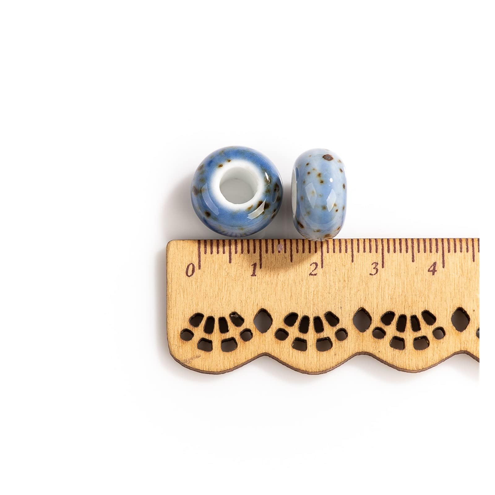 XLSTEIN Schwarze Hämatit Perlen 10x4mm - Natursteinperlen Für Schmuck DIY