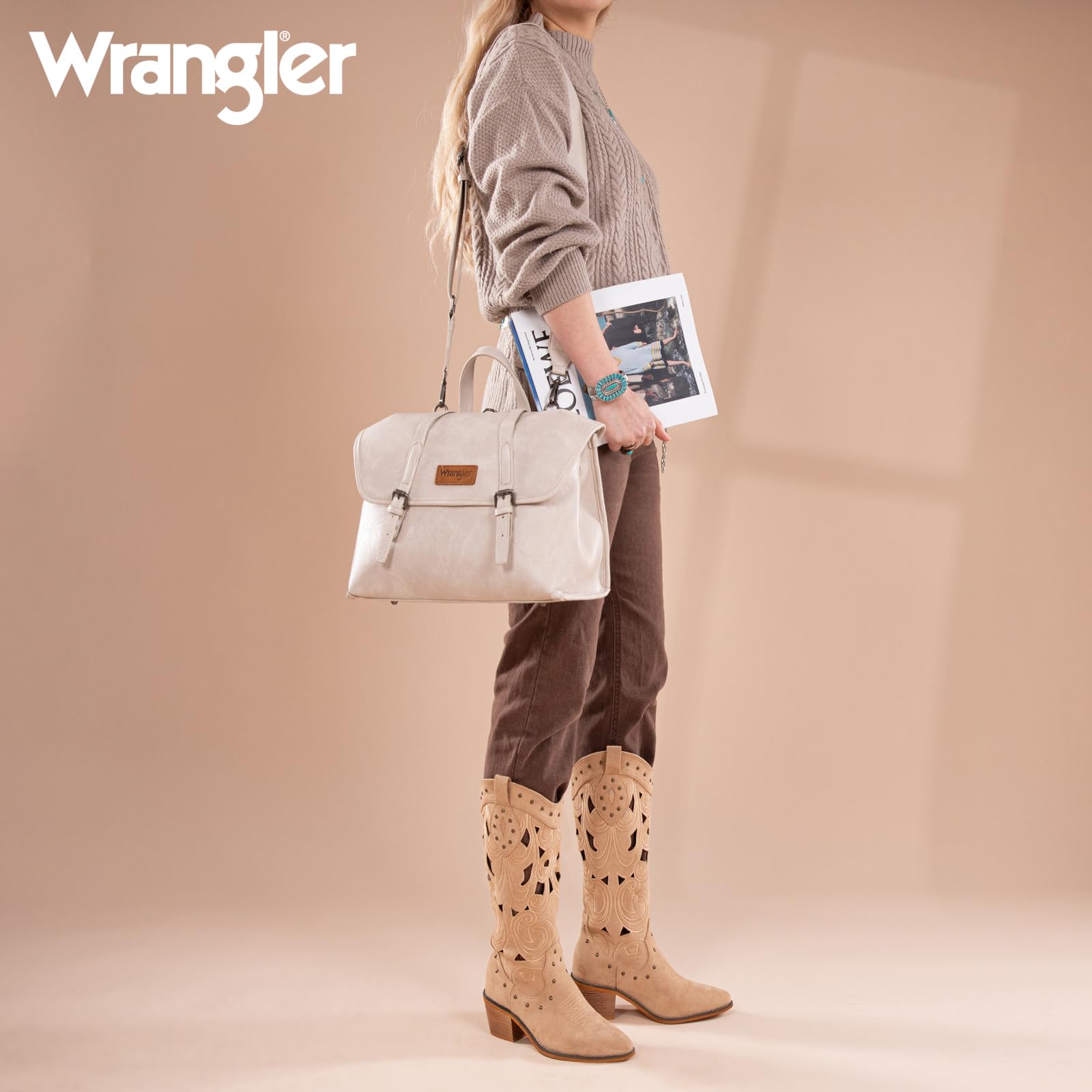 Montana West Wrangler, zaino convertibile da donna, borsa messenger, borsa da lavoro per lavoro, viaggi, ufficio