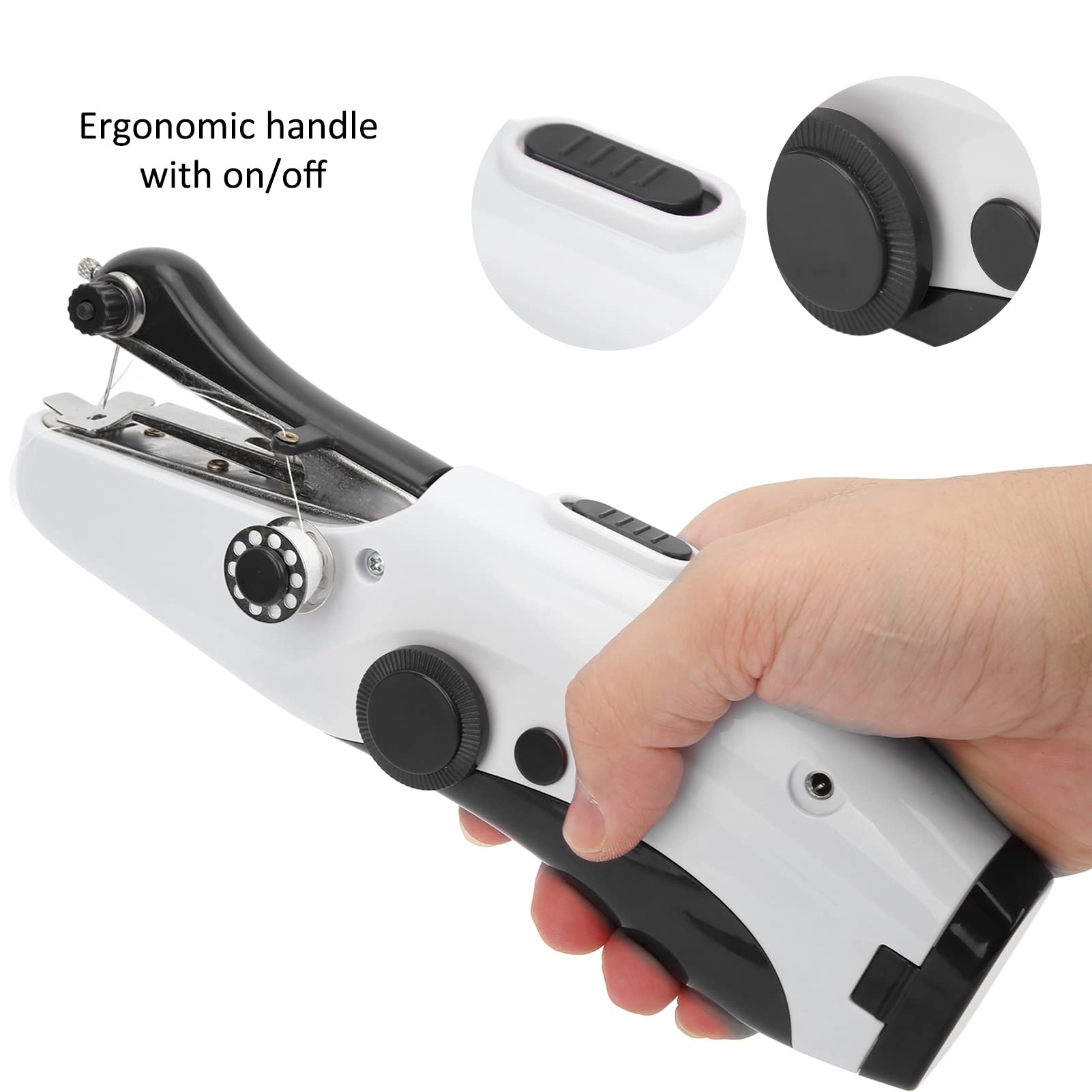 Macchina Da Cucire Elettrica Domestica Fyearfly | 12 Punti, Portatile, Per Principianti E Bambini (Spina EU)