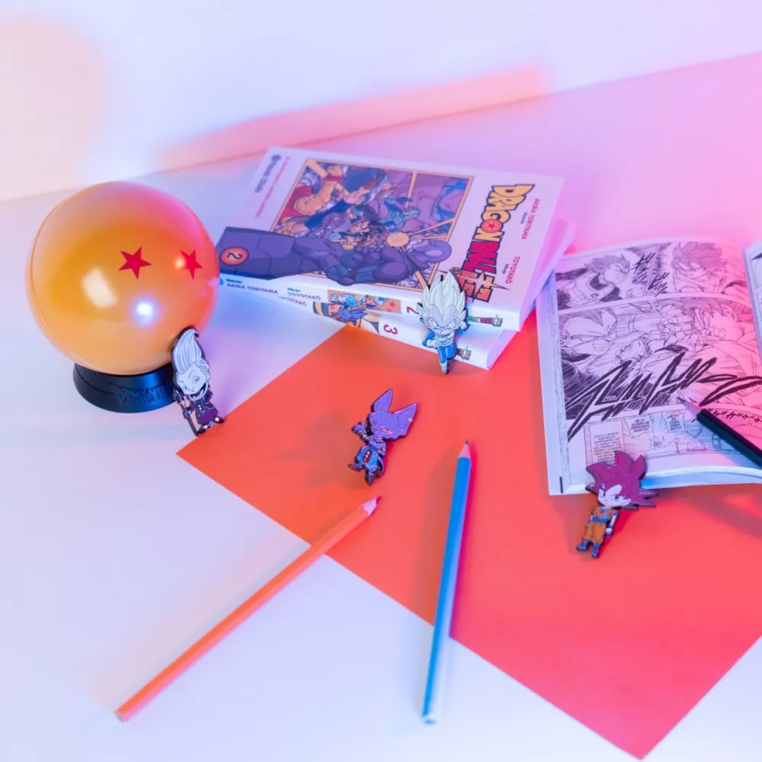 Grupo Erik Set Pins Dragon Ball Manga 4 Figuras Broches Ropa Mochila Accesorio Camiseta