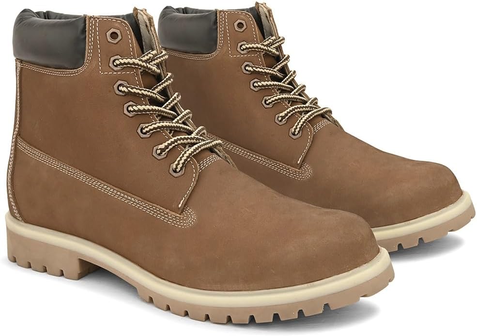 NEOSAFEPremium 6 inch Ankle Safety Boots, color: Wheat Nubuck