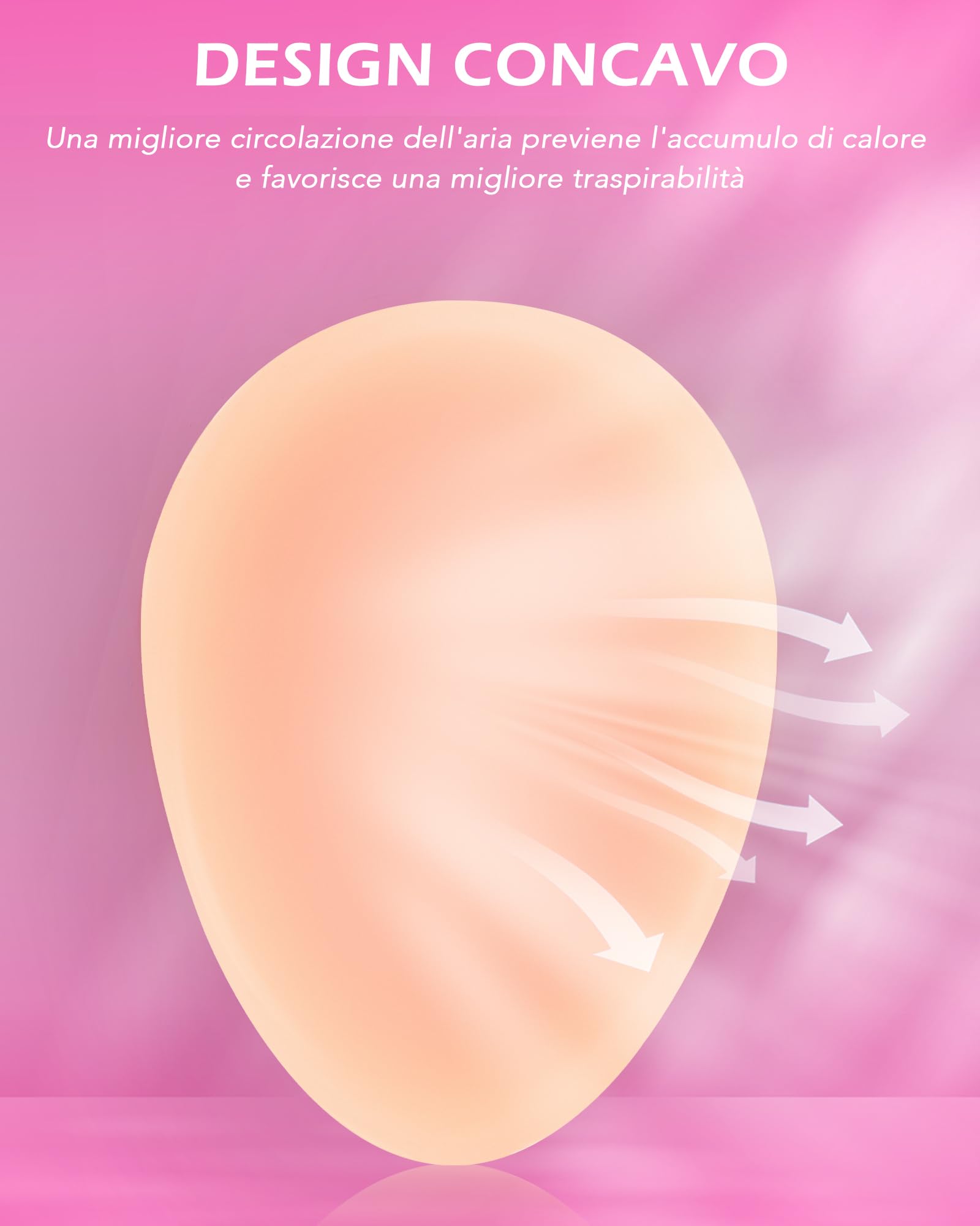 SENSUA Protesi Mammaria Silicone Autoadesiva, Seno Finto in Silicone di Grado Medico, Seno Artificiale Falso per Cosplayer, Mastectomia, Travestiti, Drag Queen, Fashionista (Coppa B 600g, Nudo)