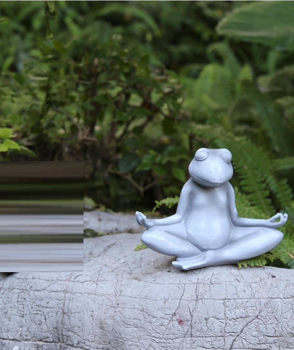 Sculpture de jardin grenouille zen pour une ambiance cour pastorale