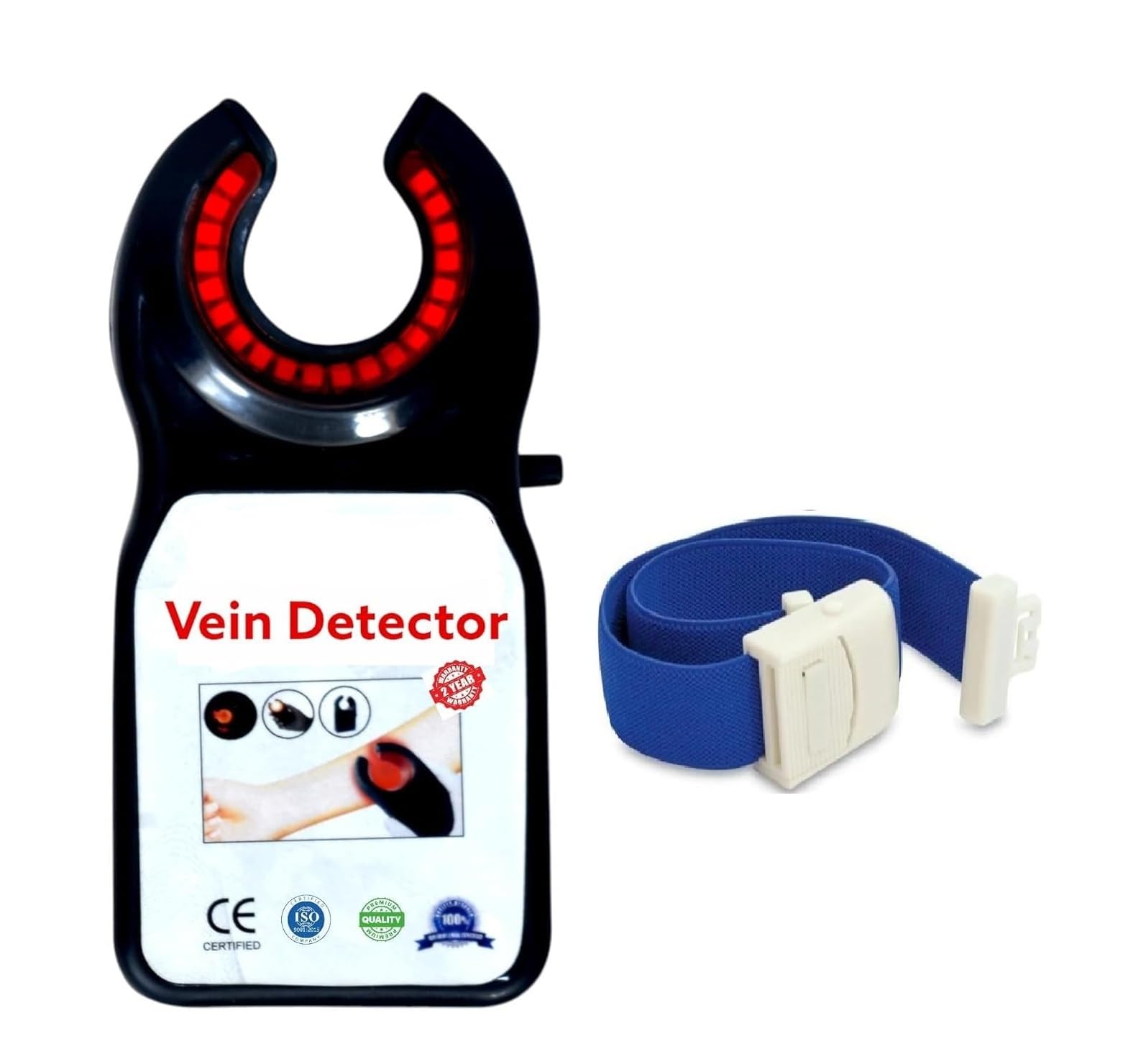 Premium Infrared Vein Finder with Tourniquet Band use for veins check(VD1BNW)-image-23