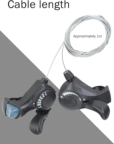 Miniatura 3 de Cambiadores de bicicleta, un par de bicicletas de montaña al aire libre, palanca de cambios de pulgar 3X7, palanca de cambios de velocidad TX-30 y