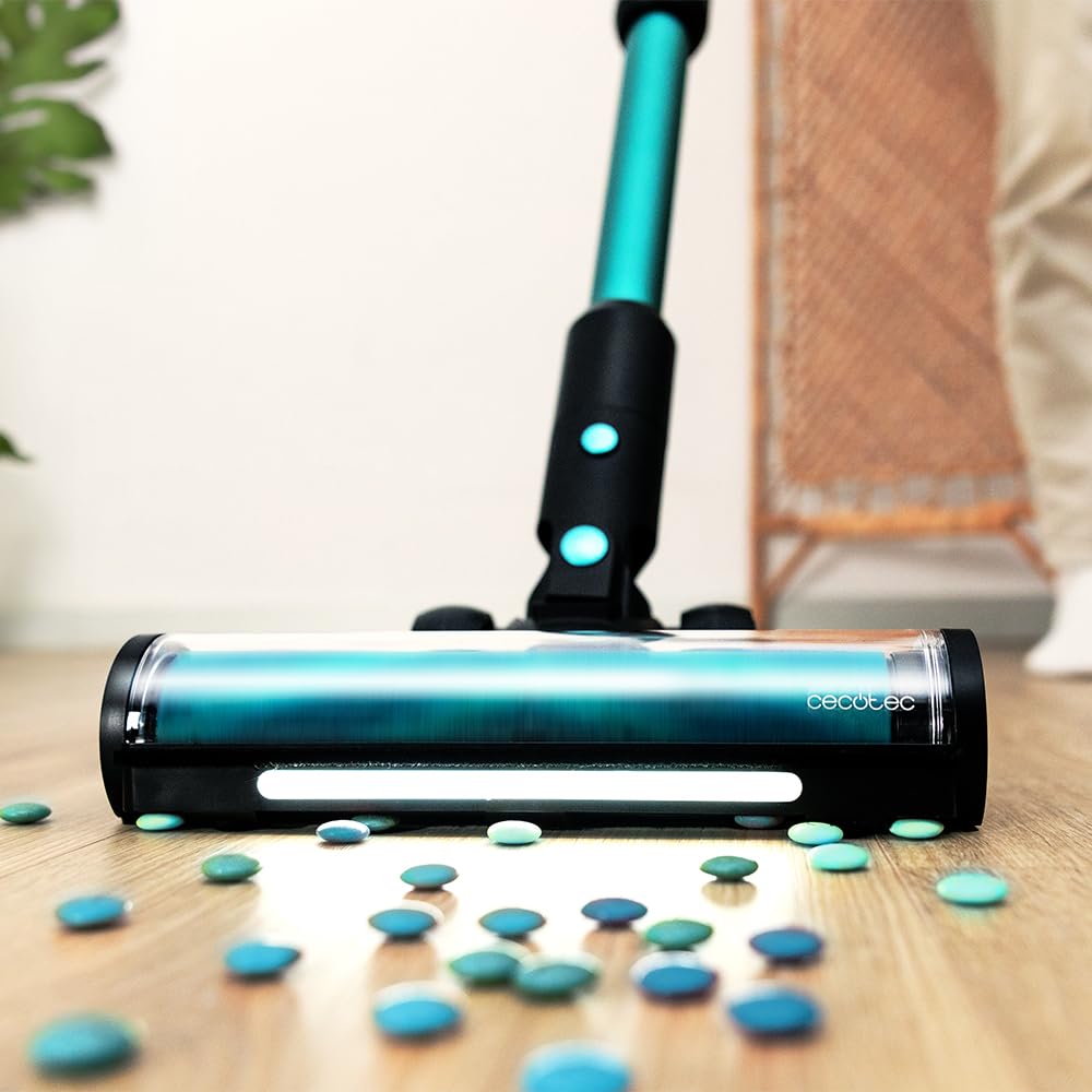 Cecotec Scopa Elettrica senza Fili Conga Rockstar RX50 Pet Flex X-Treme. 300AW, 750W, 30 kPa, Spazzola XL, Autonomia in Eco di 90 minuti, Tubo flessibile, LED e Testina per animali domestici