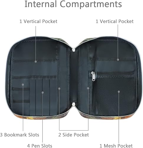 Miniatura 4 de Fundas para la Biblia para mujeres con asa de transporte, funda de libro con bolsillo con cremallera, funda para la Biblia para mamá, damas,