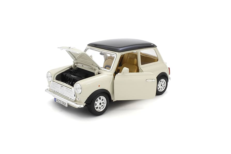 Amazon | Bburago 1/18 ミニ クーパー 1969 ベージュ 完成品