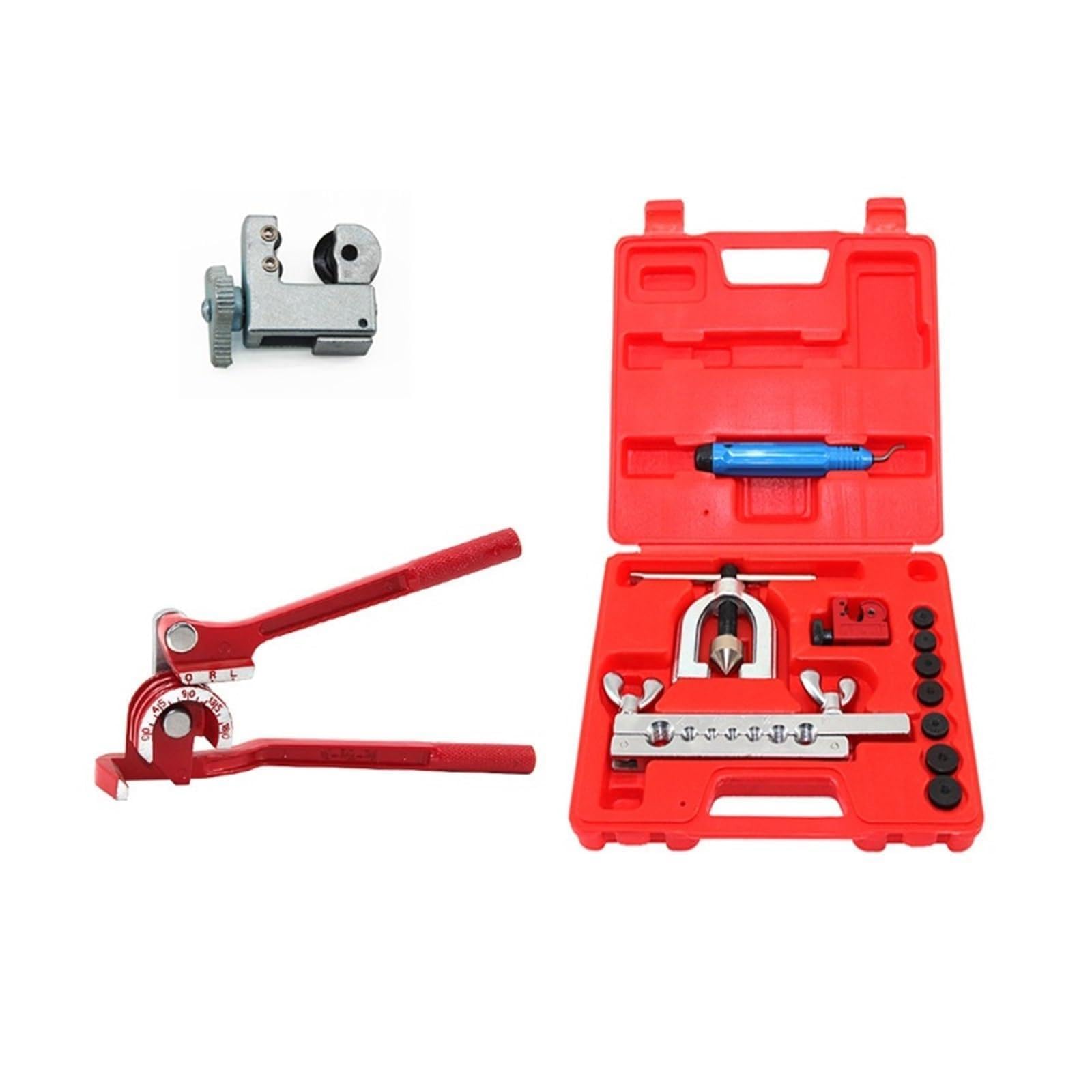 Rsgxlfqzvak 1 Pipe Expander, Ct-2033B Set Tube Expander + Bender + Cutter Auto Repair Tool Combination(Ct-2033B-A+369A+127B)