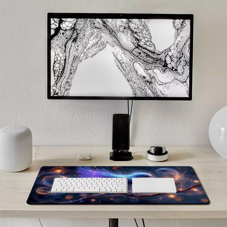 Tappetino Mouse Gaming XXL 1600 x 800 mm Tappetino Antiscivolo Sottomano Da Scrivania Per Mouse e Tastiera, Con Base In Gomma Antiscivolo, Lavabile, Mouse Pad Fantasia uccelli, Regalo per Uomo L-747