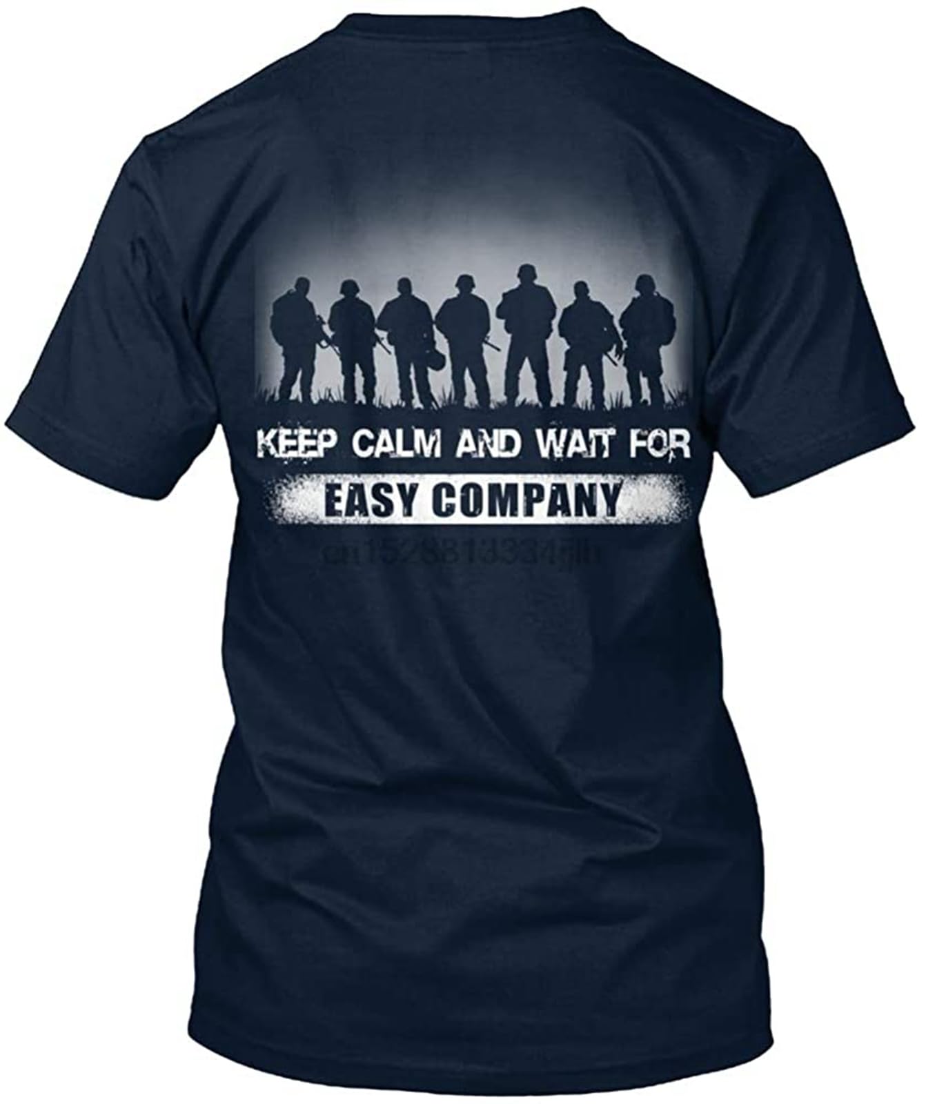 Men T Shirt Band of Brothers Easy Company T-Shirt Navy XXL